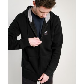 Sweat zippé à capuche